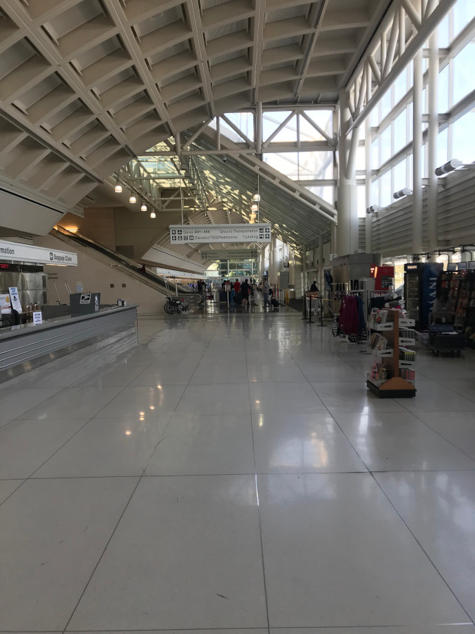 Ontario Airport is one of the airports serving Los Angeles area.
